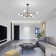 Cobina 8 - Light Dimmable Sputnik Modern Linear Chandelier