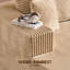 Canapé modulaire en forme de U de Navarrie Boneless de 134 po sans assemblage requis-376060342