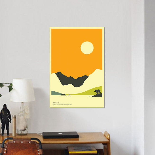 « bear lake, rocky mountain national park », reproduction d’impression sur toile, H 60 po x l 40po x P 1,5 po