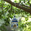 Sagebrook Home 8X5" Chinoiserie Pagoda Bird House, White/Blue