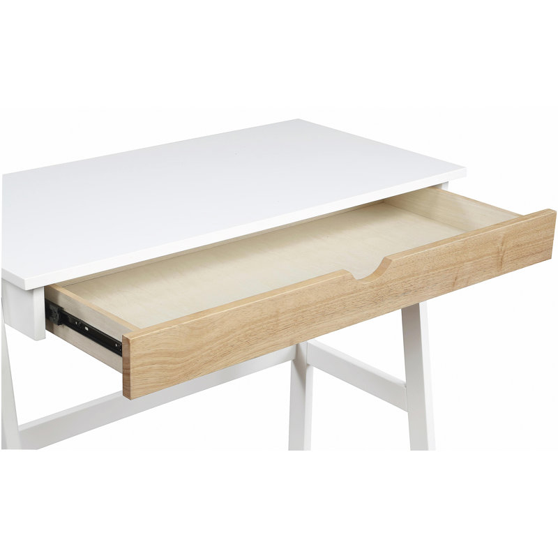 Bureau blanc / naturel