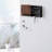 Yamazaki Home Square Magnetic Key Cabinet, Wood Accented Keychain Organizer, Steel + Wood, Magnetic-602552864