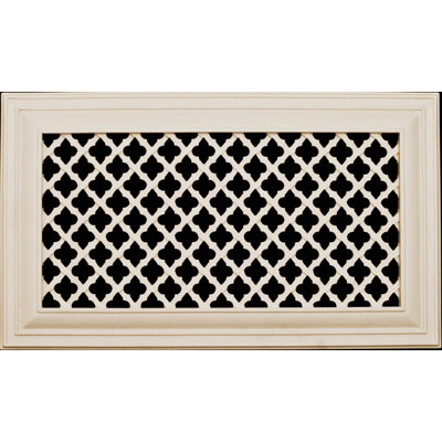 Unfinished Resin Wall Grille- to be painted