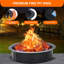 Fire Pit Ring With Grill-Grate-105893245