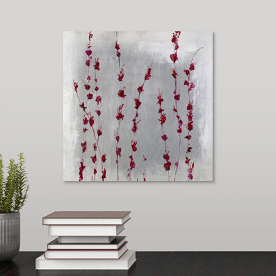 « grenades fleur », peinture sur toile