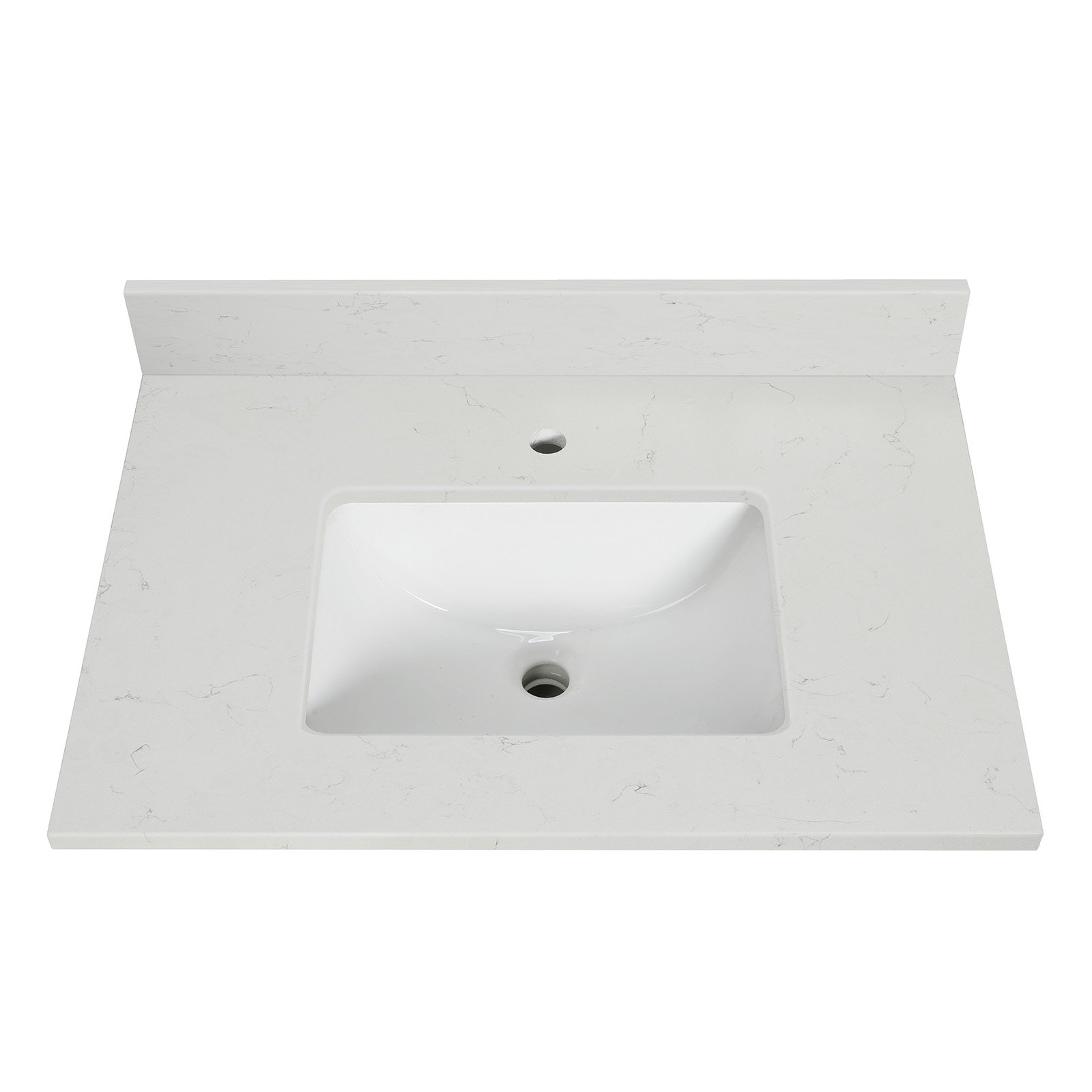 Koville 31" Quartz Bathroom Vanity Top With Sink | Wayfair