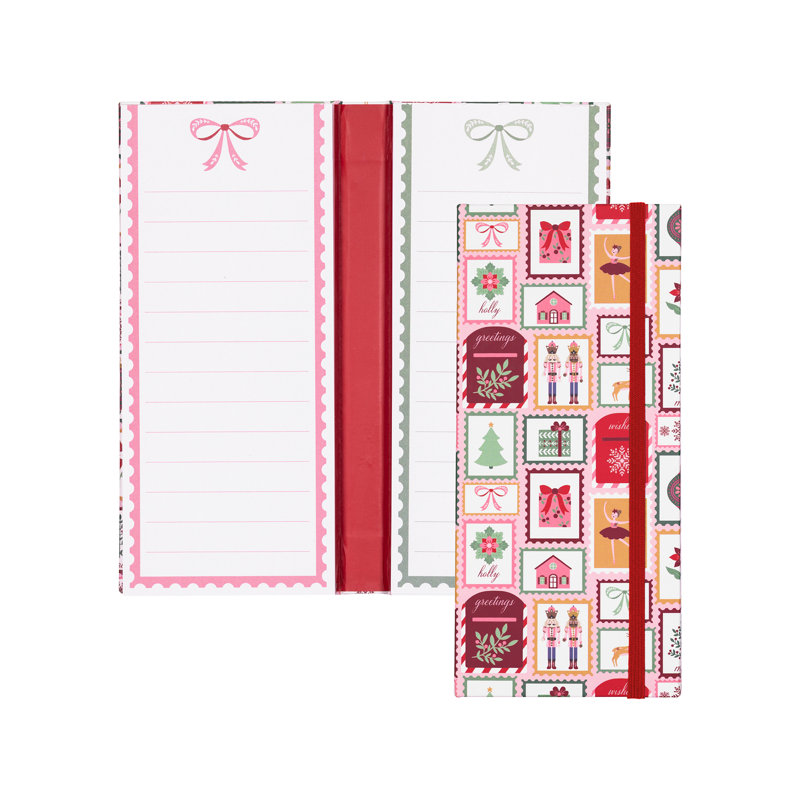 List Pad Folio, Holiday Stamps