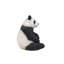 Figurine de panda assis