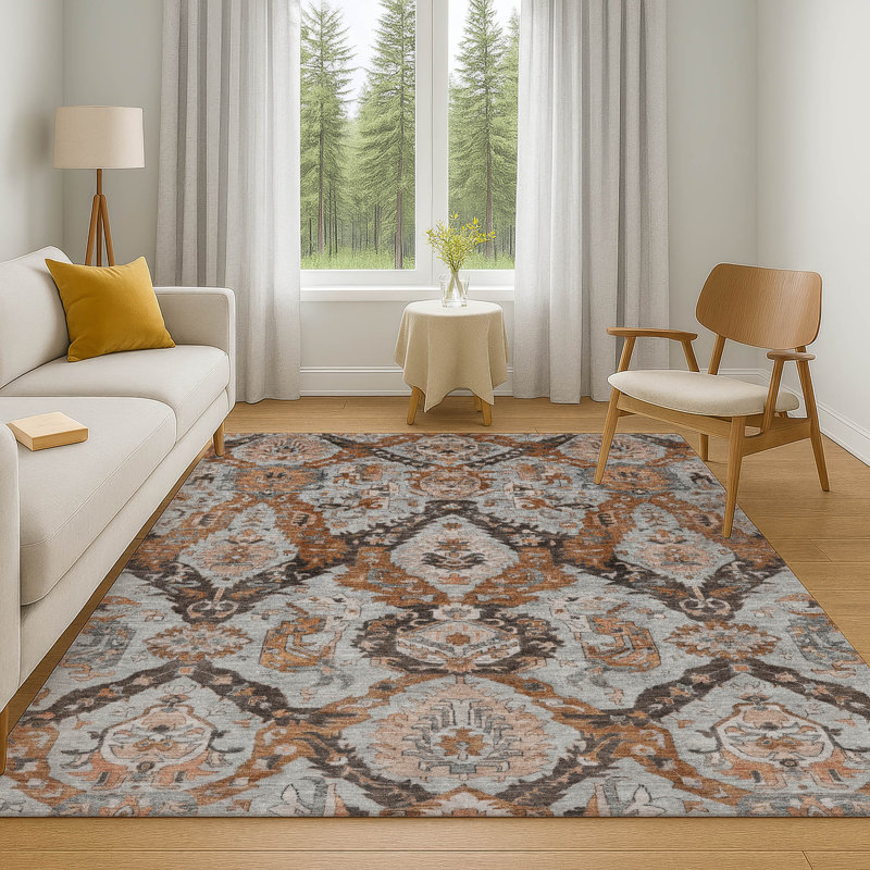 Tapis lavable à la machine Mayfield Panels, Rectangulaire 3 pi x 5 pi