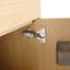 Ensemble de meuble-lavabo autoportant 48 po avec double lavabo en résine, porte à fermeture en douceur 2 et support de rangement à 3 ouvertures, emballage KD, contreplaqué-121086345