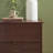 Solid Wood Groove Handle 2-Drawer Nightstand-1975598145