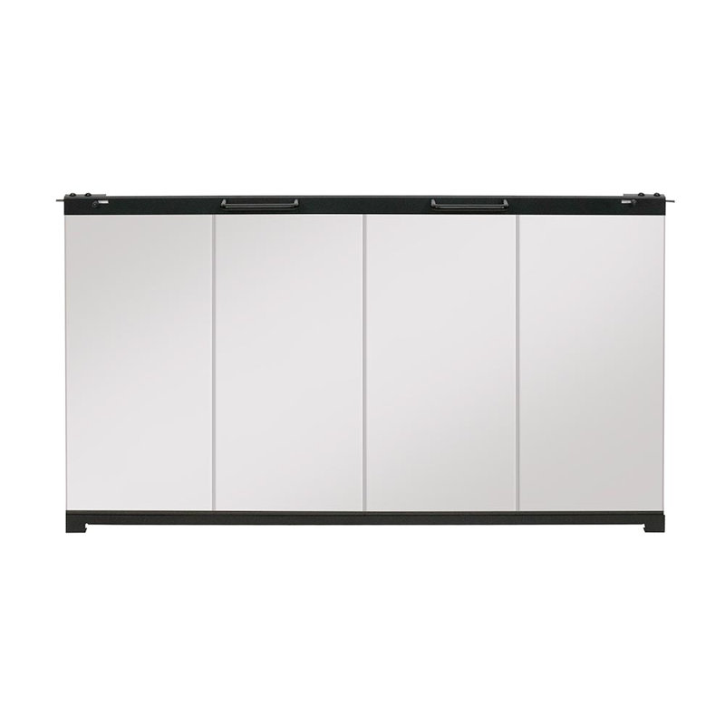 Accessoire de porte de foyer en verre Dimplex BF, 22.5"H x 41.6"W x 1.75"D