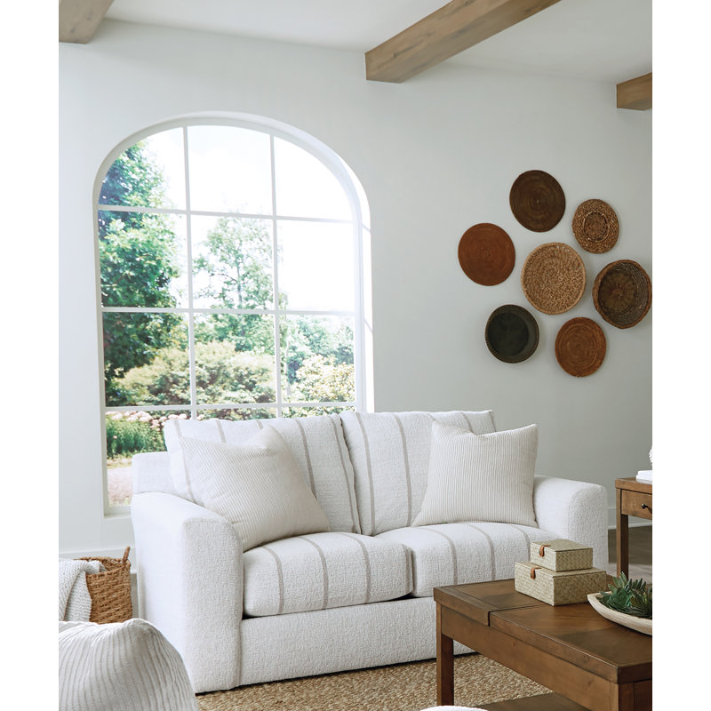 Causeuse Mialyn, Polyester blanc