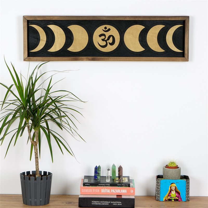 Decorative Wooden Wall Accessory, 100% Solid Wood, 28.3 x 7.7 x 1.2 inches | Rustic Design, Perfect for Home Decor & Stylish Accent | Durable & Eco-Friendly, Ideal for Living Room & Entryway