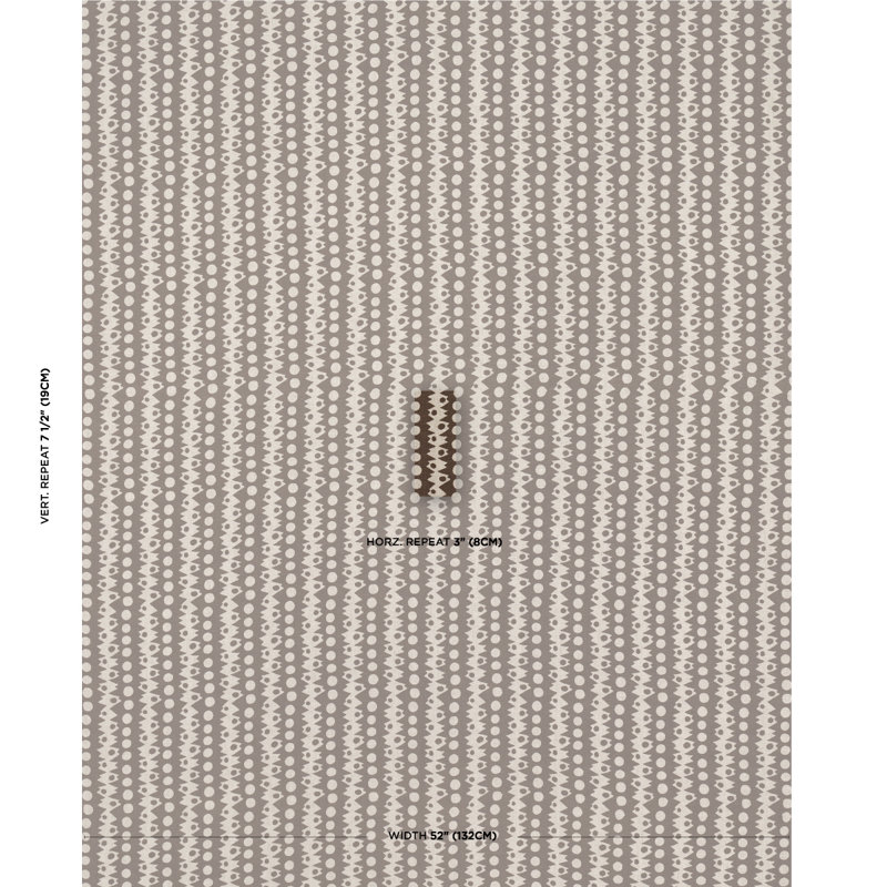 Schumacher x Drusus Tabor Trickledown Fabric