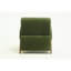 Chaise d'appoint rembourrée à quatre pieds-130065549