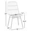 Laskow Side Chair in Black and Tan
