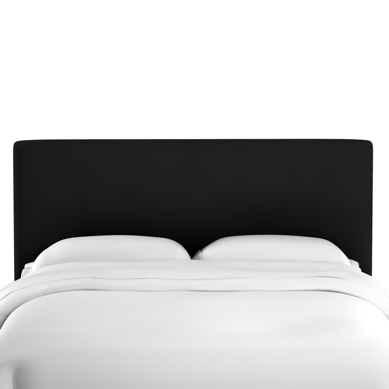 Eisley Upholstered Headboard, King, Classic Black Performance Velvet