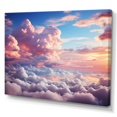 " Peach Sky Pastel Dreamscape "