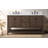 Chazden 60" Herringbone Design Double Bathroom Vanity with Quartz Top
