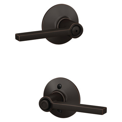 Latitude Lever Bed and Bath Door Lock