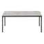 Ensemble de table, ensemble de 3 pièces, café, bout, métal noir, stratifié gris, contemporain, moderne-998319883