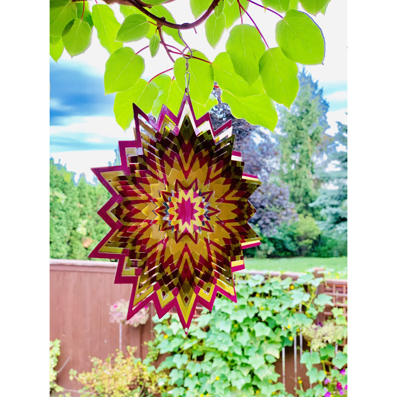 Bagdad Weather Resistant Metal Abstract Rotator