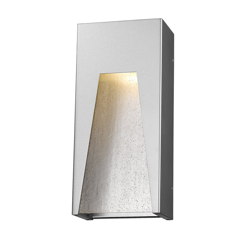 Robstown LED Wall Light, 13.25" H x 6" W x 3.63" D, Silver