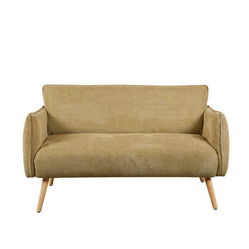 Piper Soft Touch Fabric 2 Seater Sofa, Olive Green