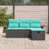 Structure noire / Coussin bleu est en rupture de stock