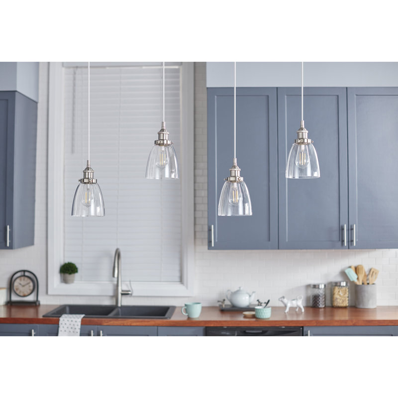 Nazmiye 1 - Light Single Pendant, Brushed Nickel