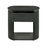 Sunel Black Finish 1-Drawer Side Table