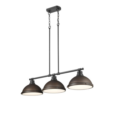 Luminaire suspendu linéaire 3 lumières Laramy