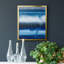 Toile encadrée de qualité supérieure Deep Blue Shore I - prête à être accrochée-326215432-326215433
