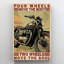 «Two Wheels Move the Soul», impression sur toile tendue-283950485
