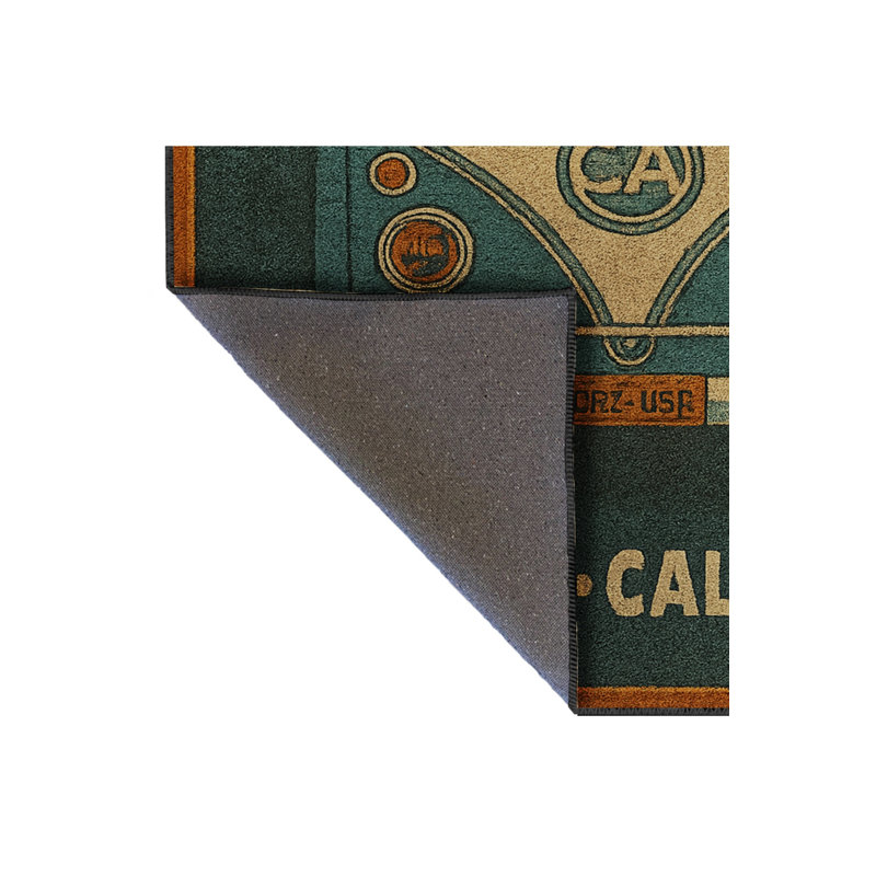 Tapis noir Mosso, 4'11" x 9'10"