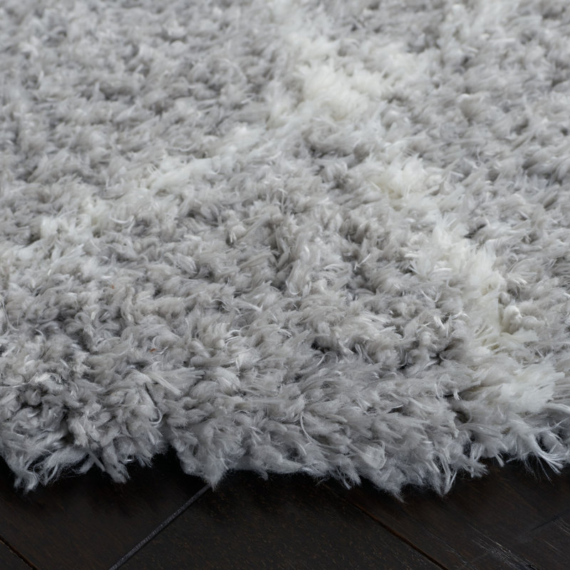 Tapis à motif géométrique Hyeon Performance, Rond 6 pi 7 po