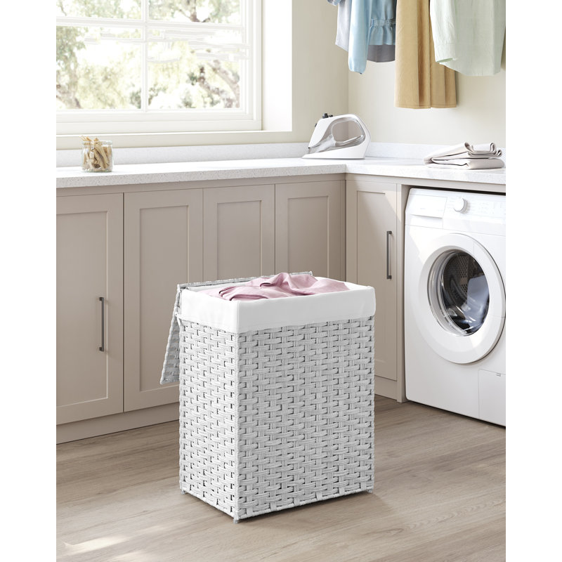 Laundry Hamper, White