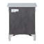 Table de chevet 2 tiroirs Platinum
