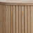 Izya 66 Inch Sofa Table, Bottom Shelf, Intricate Fluted Column Base, Brown