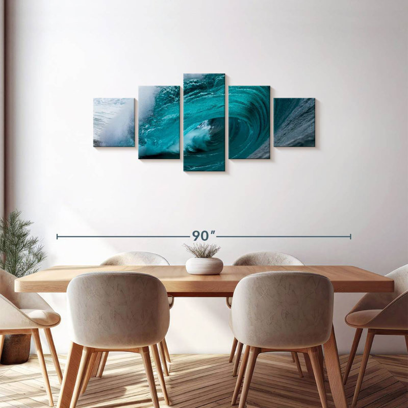 Gillard Powerful Ocean Wave, 30" H x 68" W
