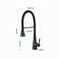 Robinet de cuisine avec douchette extractible