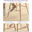 Tabouret de bar et de comptoir pivotant 25 po H (ensemble de 4)-727620656