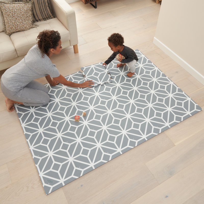 Tutti Bambini 24 Piece Puzzle Playmat, Light Grey
