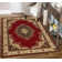Tapis oriental rouge / ivoire Colebrook