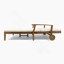 Double chaise longue de patio avec coussin-1442024952