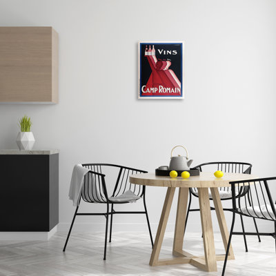 Trio de bouteilles de vin antique, conception par Marcus Jules