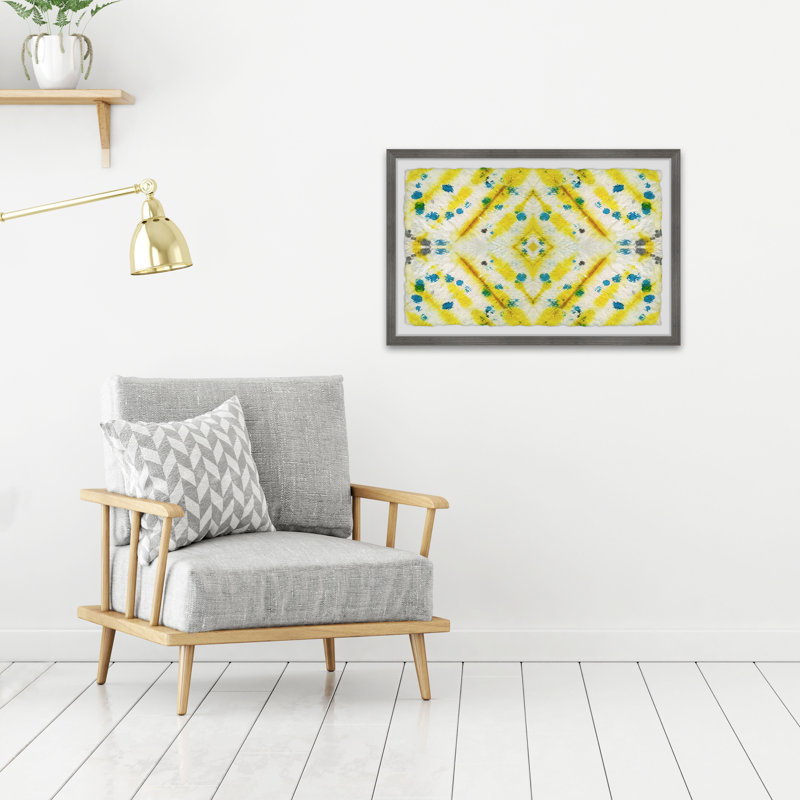 Radar Transmission - Single Picture Frame Painting, 41cm H x 61cm W x 3.81cm D