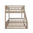 Full XL Over Queen Bunk Bed With Guardrails And Ladder-412027762
