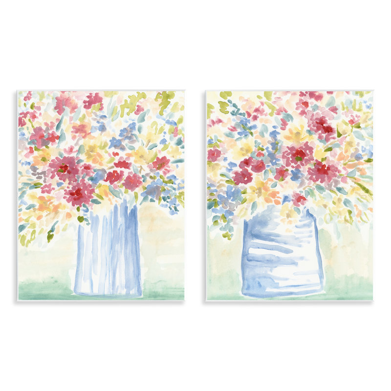  «Soft Soft Speckled Flower Vases», art mural par June Erica Vess
